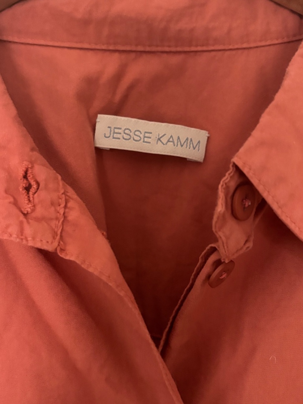 Jesse Kamm Alberta Shirt in Clay Size XS/S - Picture 3 of 6